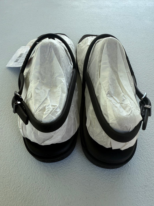 Crocs Women's Miami Thong Sandal Flat Size 11 Black New In Plastic