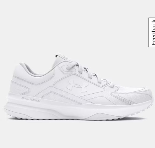 Under Armour Charged Edge Leather White W Women’s size 9 NEW