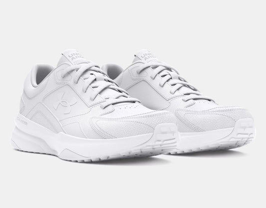 Under Armour Charged Edge Leather White W Women’s size 9 NEW