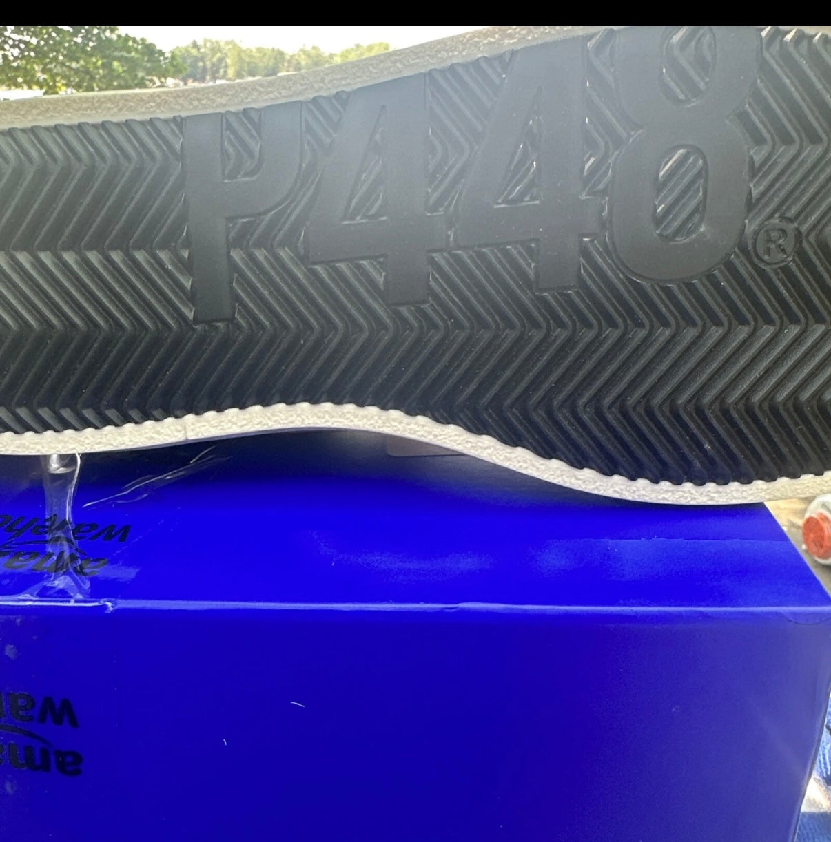 P448 JOHN BS KEPLER LEATHER/ LUREX/ NYLON SNEAKERS SZ EU 40/ US 9.5IN $298 Org